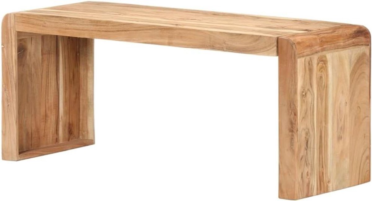 Houten Bank - Zitbank Eetkamer - Gezellig Tafelen - Massief Acacia Hout - 110x38x46 cm - Bruin