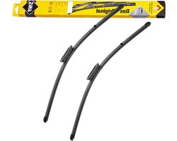 Ruitenwisserbladen Set - Wisserbladen Auto - Veilig Zicht Garanderen - Voertuig Specifieke Pasvorm - 650 en 500mm - Zwart