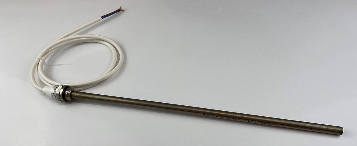 Elektrisch Element - Verwarmingselement Handdoekradiator - Handdoeken Drogen - Energiezuinig PTC - 500 Watt - Wit