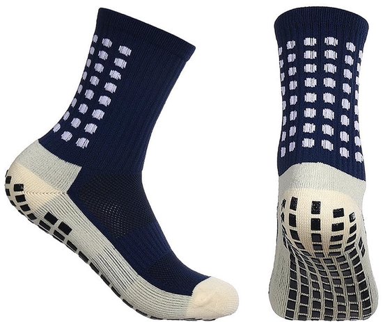 TRIXES Non-slip Sportsokken - Navy Blauw & Wit voor Yoga, Pilates en Actieve Sporten — afbeelding 4