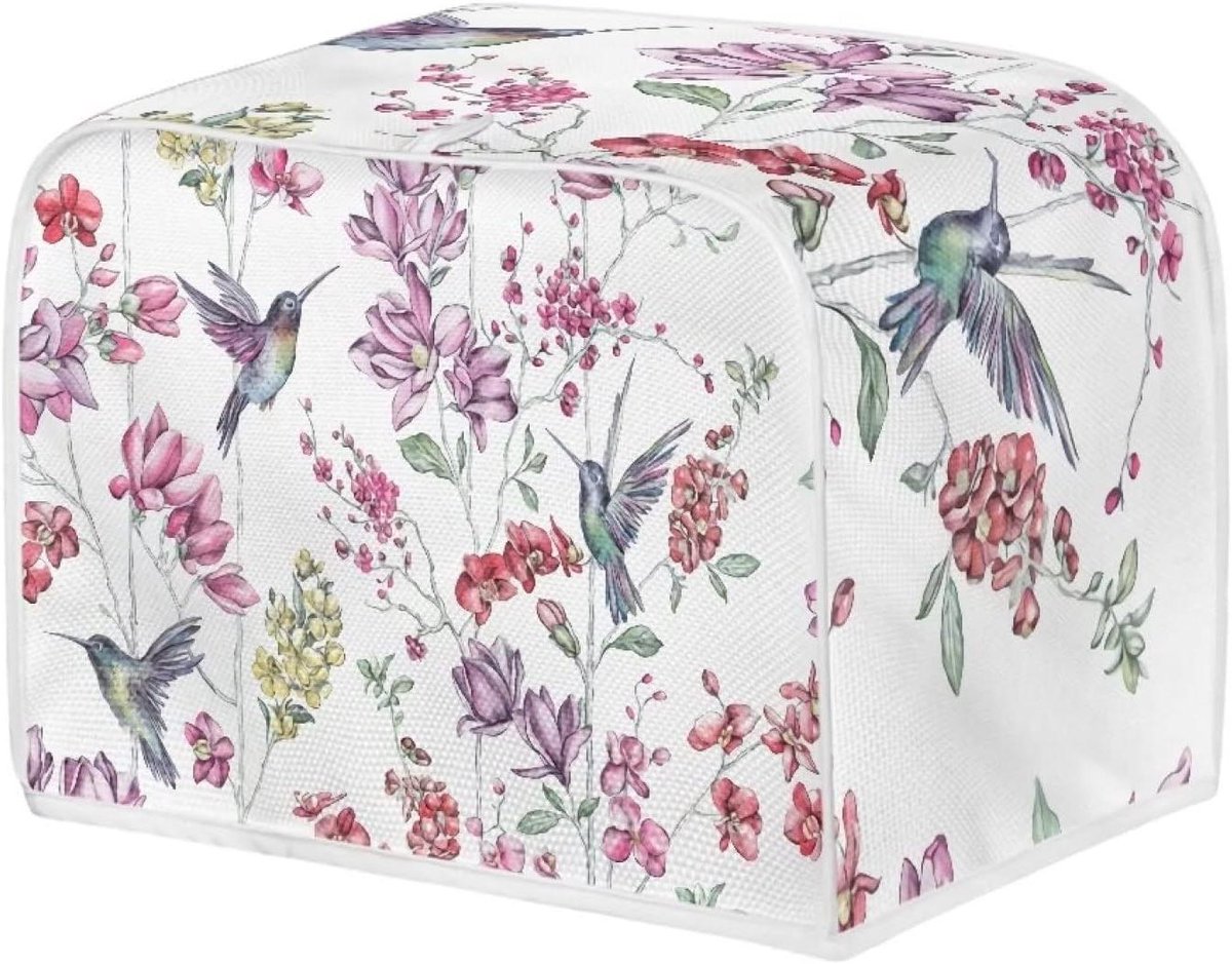 Broodroosterhoes Bloem - Keuken Accessoire - Keuken Decoratie - Machine Wasbaar - 29 x 20 x 19 cm - Paaseieren Konijn
