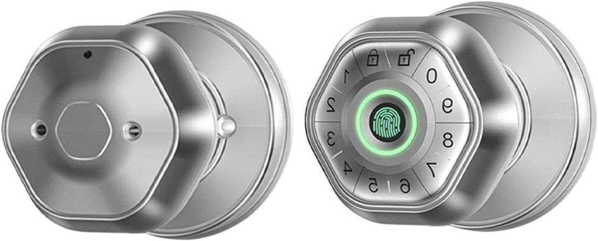 Slim deurslot - Elektronisch slot - Veilige toegang - Meerdere ontgrendelingen - 35-50 mm deurdikte - Wit