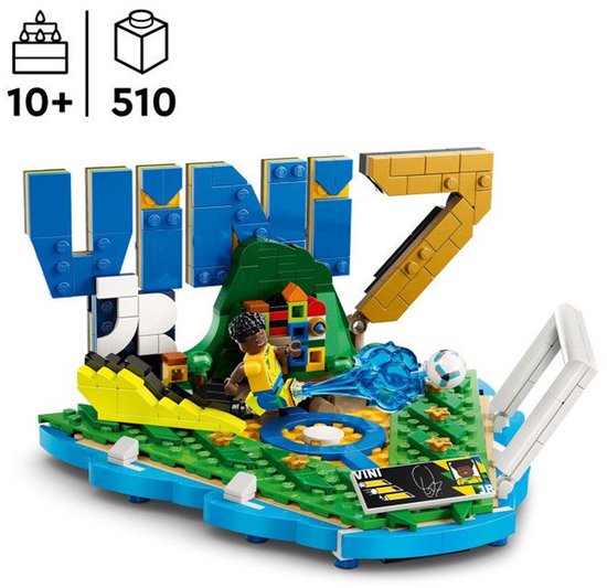 LEGO Editions - Vini Jr. – Faits saillants du football Ensemble de construction de football pour enfants - 43027