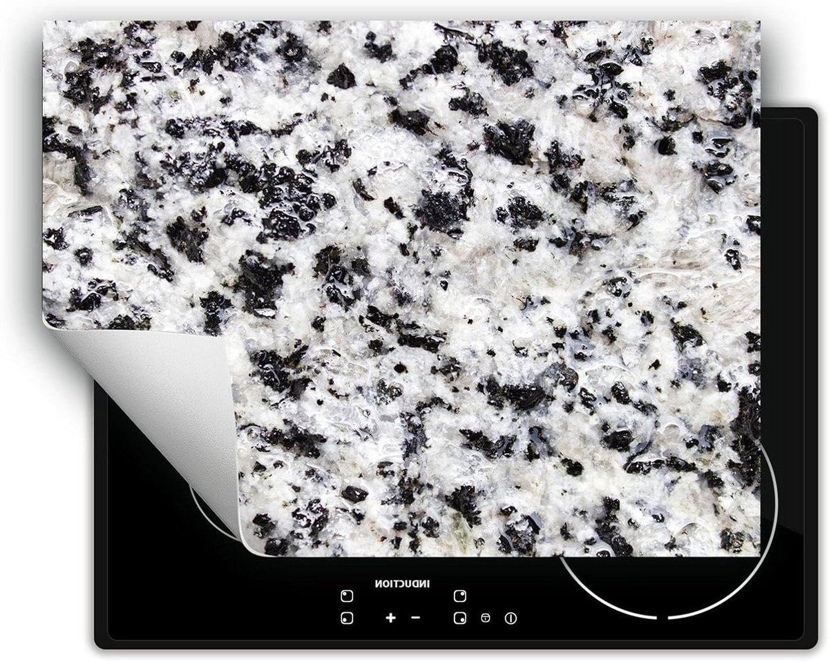 Kookplaat Beschermer - Afdekplaat Mat - Keuken Werkruimte - Antislip Vinyl - 70x52 cm - Graniet
