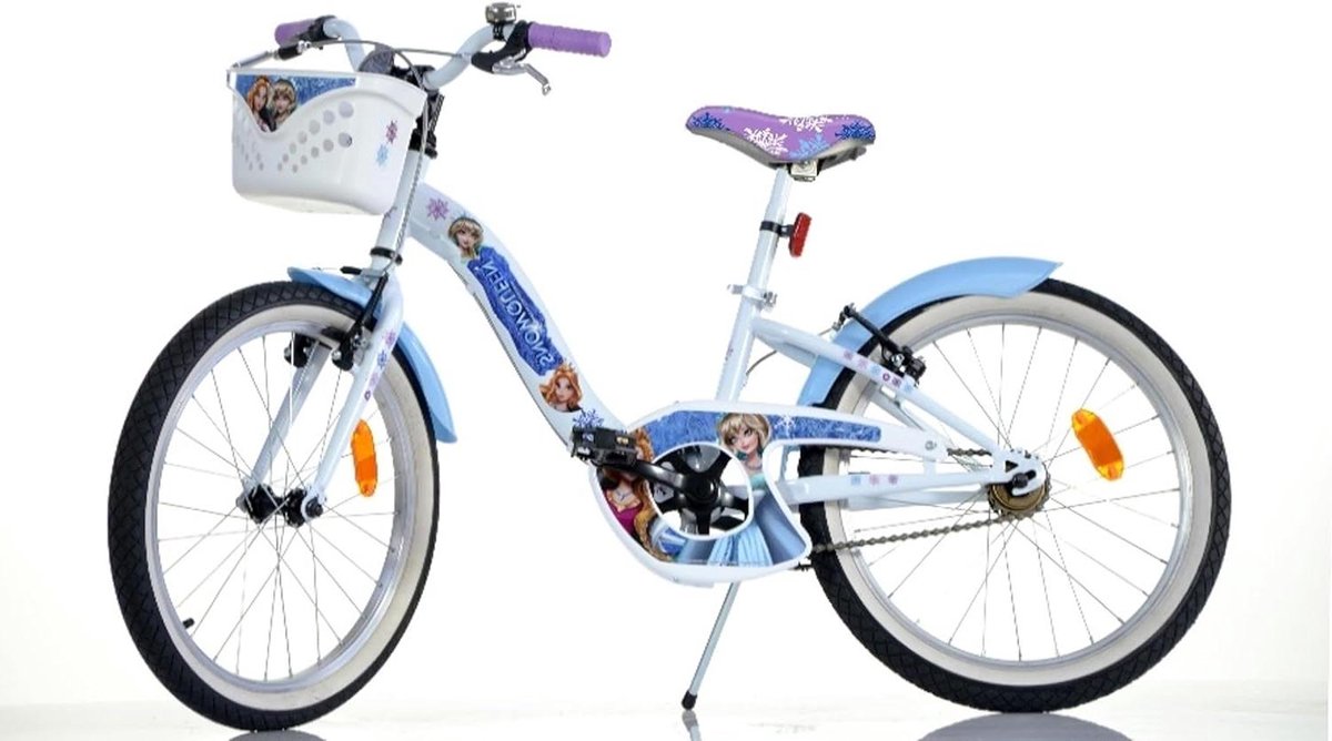 Meisjesfiets - Kinderfiets - Buiten spelen - Inclusief accessoires - 20 inch - Roze