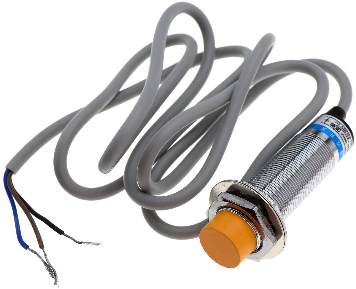 Allecto - Inductieve Sensor - Detectie en Controle - 18x68mm - DC 6-36V - Proximity Sensor - Geschikt voor 3D Printers - LJ18A3-8-Z/BX