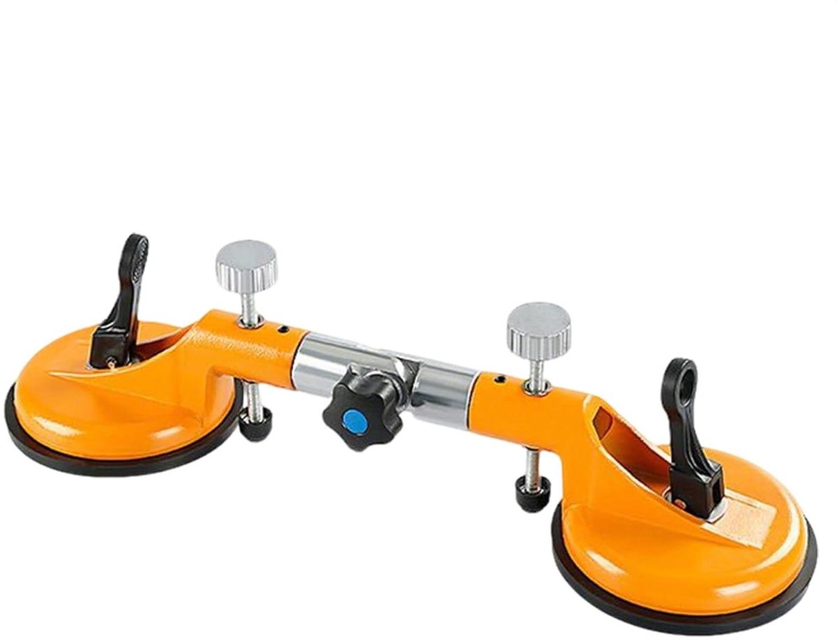 Zuignap Glas Houder - Heftafel Lift - Materiaal Hanteren - Veilige Hoek Hechting - 46 cm Lengte - Zilver