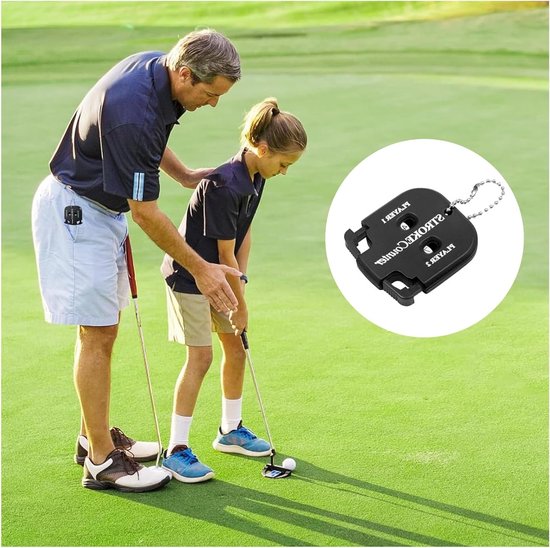 SnelShoppen - 4 Stuks Golf Resultaat Tellers, Puntentellers, Golf Scorer Tellers met Sleutelhanger, Handteller, Impact Monitor, Golf Resultaat Indicat van Snelshoppen — afbeelding 4