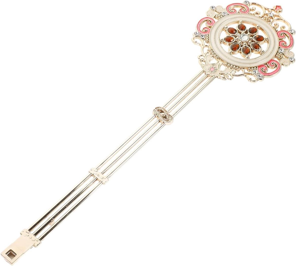 Klok slinger - Klokonderdeel - Klok repareren - Metalen constructie - 33 cm - Zilverkleurig