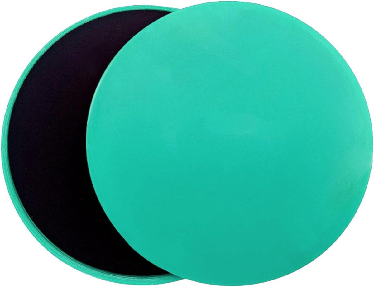 Workout Sliders - Glij discs - Full body training - Dubbelzijdig gebruik - Diameter 20cm - Rood/Zwart
