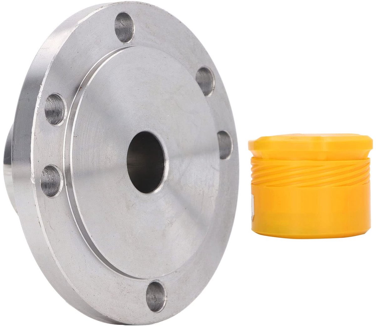 Allecto - Lathe Front Plate - High Manganese Steel - Stevige accessoire - 100mm - Voor precisiewerk - Geschikt voor K11 K12 K72 - Kleur zilver