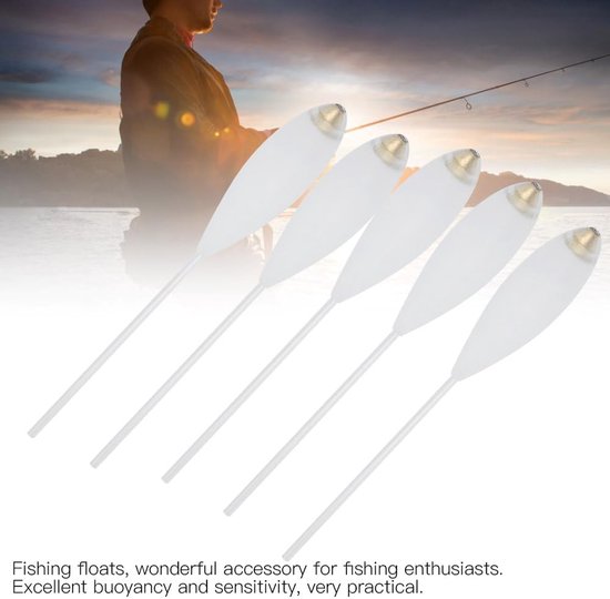 Dailygoody - Sinking Float Bombarda Vissersfloat - Voor Professioneel Gebruik - Transparant Acryl - Lichtgewicht en Gevoelig - Geschikt voor Vliegvissen van Merkloos — afbeelding 3