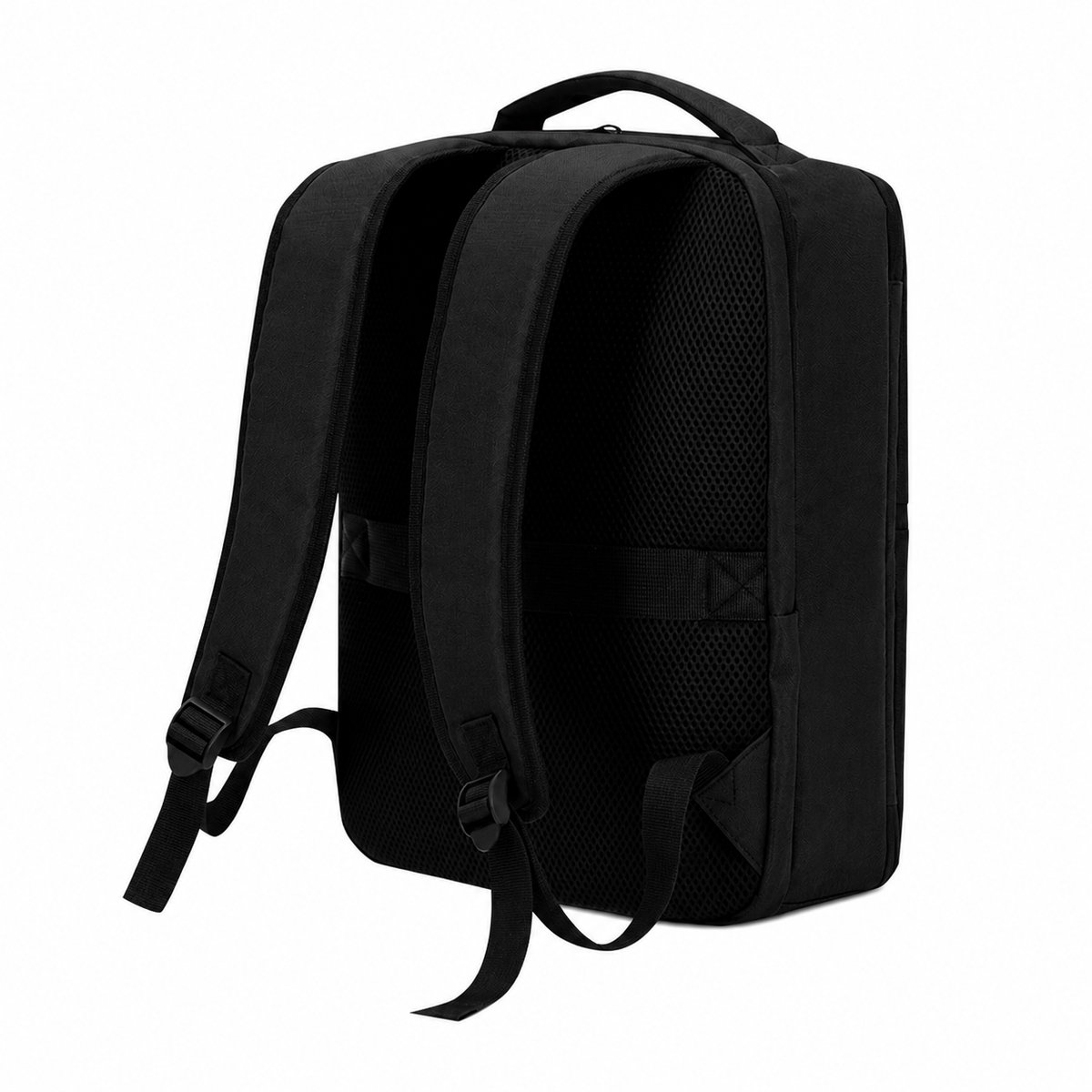 Vacuum rugzak - Past onder stoel als handbagage in vliegtuig - Backpack - Met pomp - 40x30x20cm - Zwart – foto 8