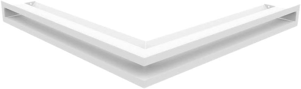 Ventilatierooster - Haard rooster - Schoorsteen ventilatie - Gepoedercoat - 56 x 56 cm - Wit