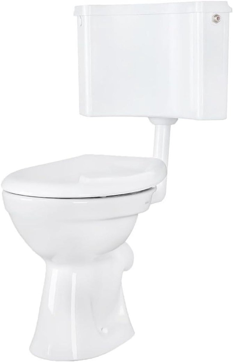 Toilet Set - Wandcloset met Wastafel - Badkamer Renovatie - Horizontale Afvoer - Compact Ontwerp - Wit