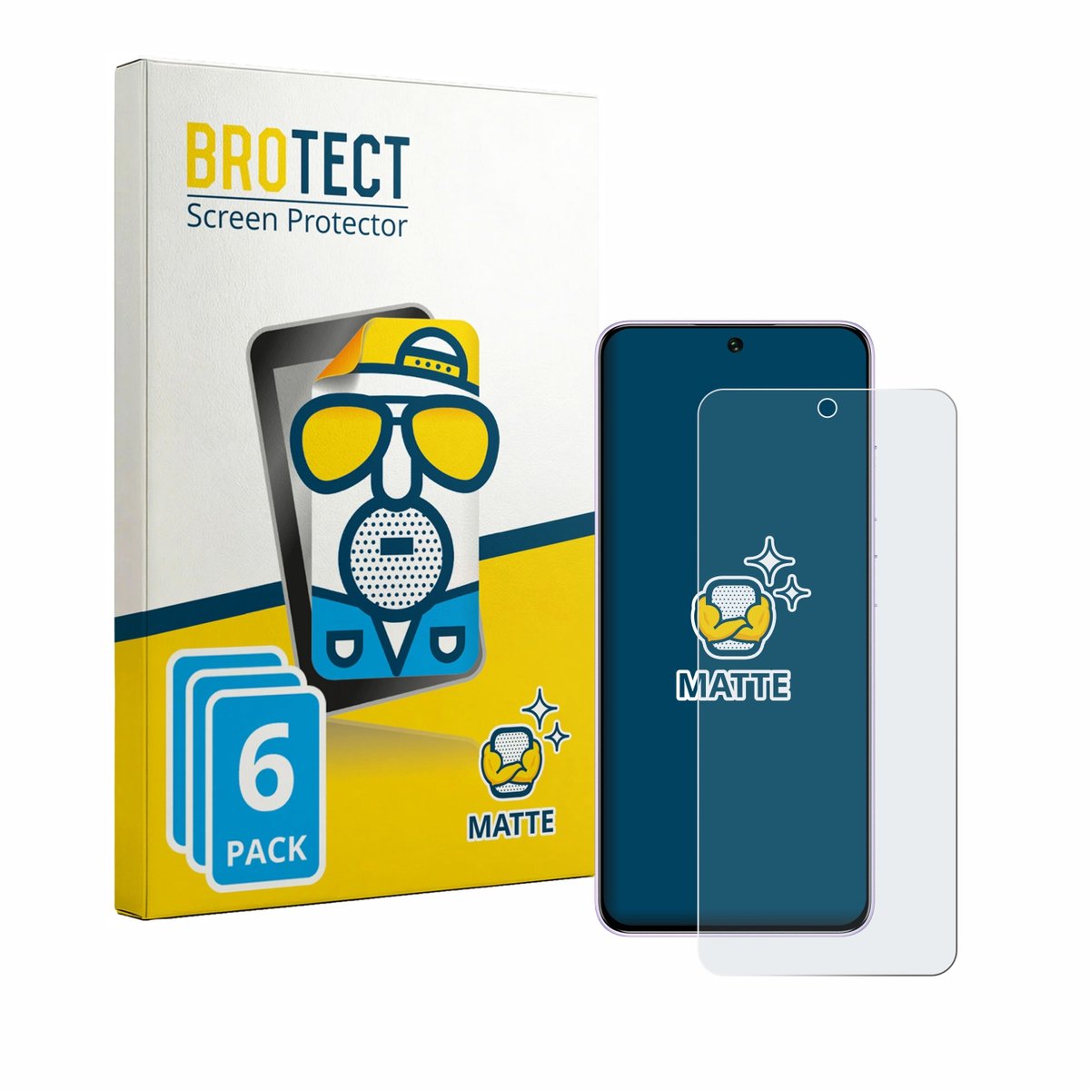 BROTECT - Screenprotector voor Oukitel C26 - Folie Beschermfolie matte 6 Stuks