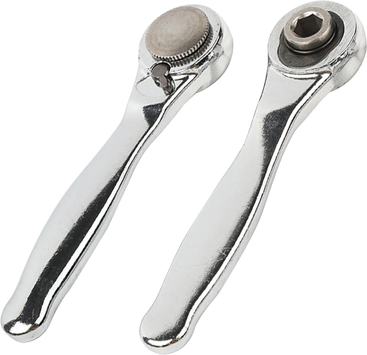 Mini Ratchet Bit Schroevendraaier 1/4 Inch met 72 Tanden, Compacte Ratchet voor Krappe Ruimtes, Ideaal voor Precisiewerk en Klussen