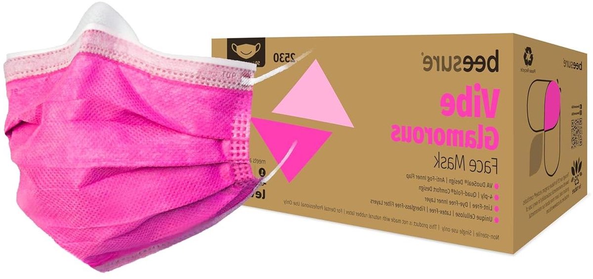 Gezichtsmaskers - Beschermende Maskers - Dagelijkse Bescherming - Vierlaags Ontwerp - 50 Stuks - Glamoureus Roze
