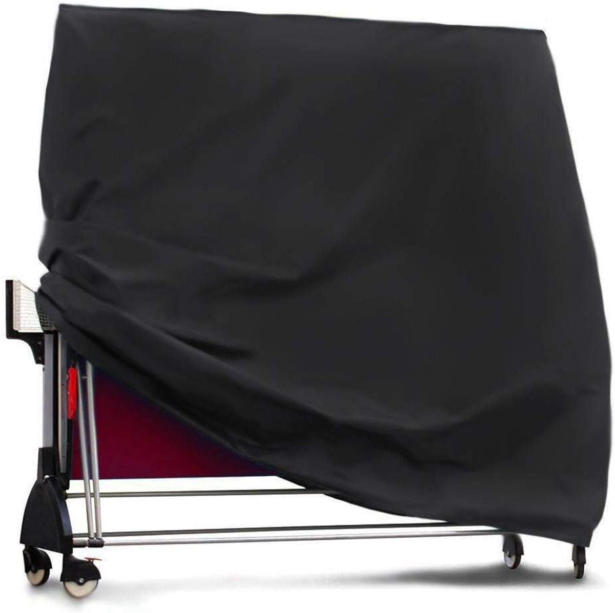 Tafeltennis Tafelhoes - Buitenhoes Tafel - Bescherming Tafel - Waterdicht Oxford - 170x70x190 cm - Zwart