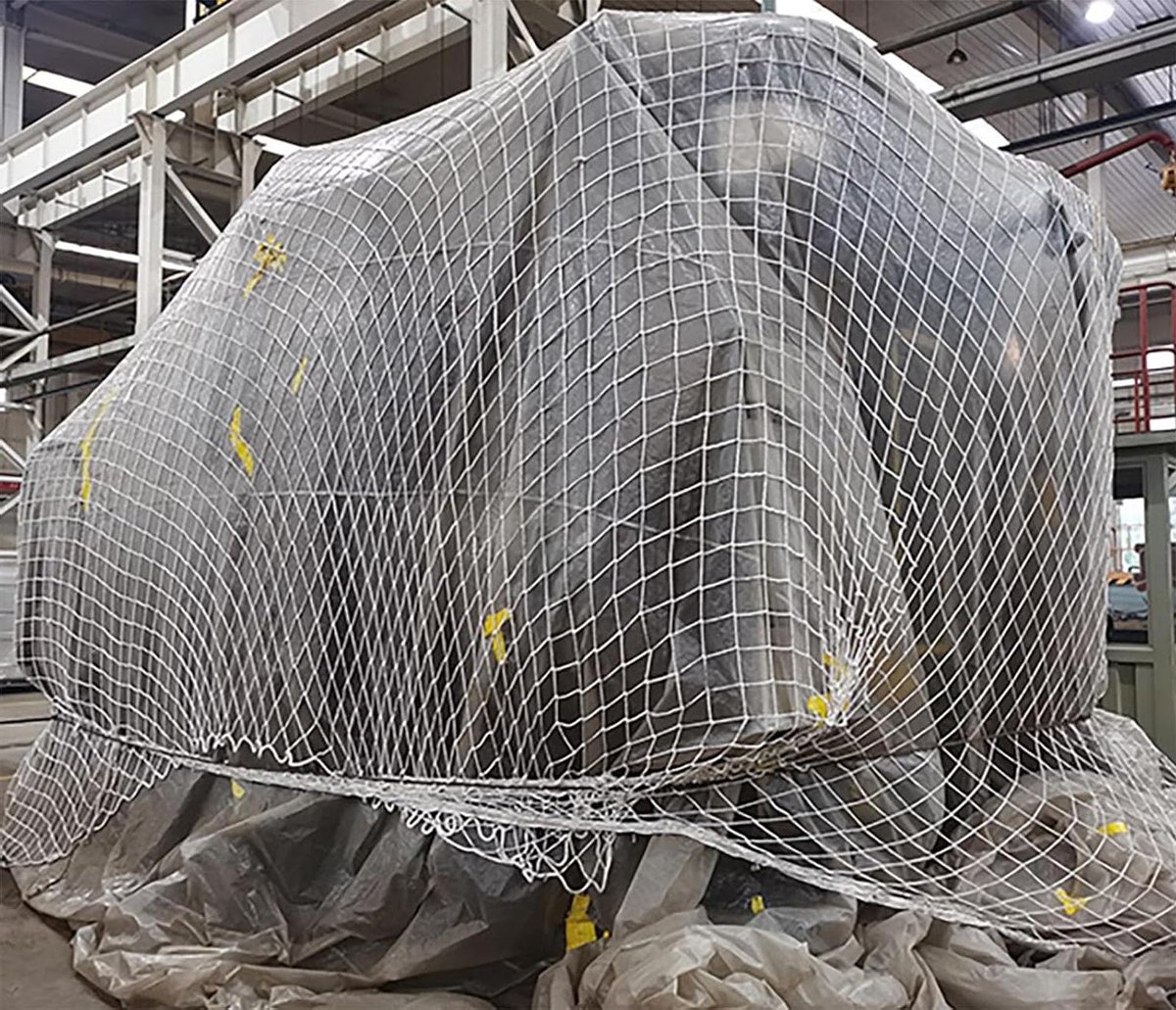 Nylon Bevestigingsnet - Vrachtnet - Lading Zekeren - Heavy Duty Nylon - 10 m x 4.5 m - Zwart