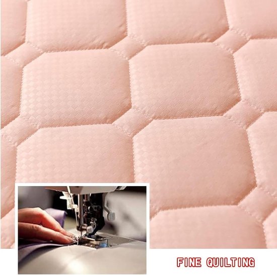 Opvouwbaar Matras - Gastenbed Vloermat - Comfortabel Slapen - Ademende Stof - 150x200cm - Roze — afbeelding 5