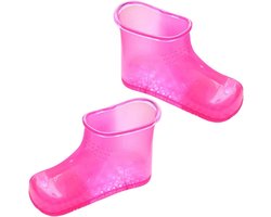 minkissy 1 Pair foot bath hot tub foot shower shoes foot bath foot bath massage aids shoes for washing feet massage boots taking a bath Gift Label