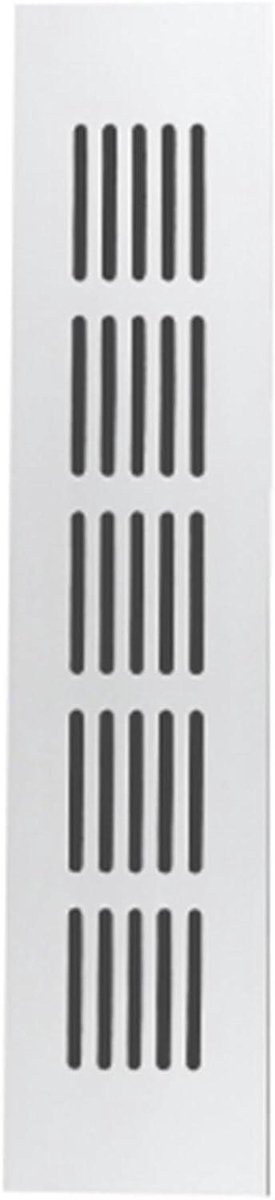 Ventilatierooster - Luchtuitlaat - Luchtcirculatie - Aluminiumlegering - 60x300mm - Zilver