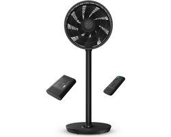 Duux Whisper Flex 2 Statiefventilator + Battery Pack - Staande Ventilator Geruisloos - Zwart
