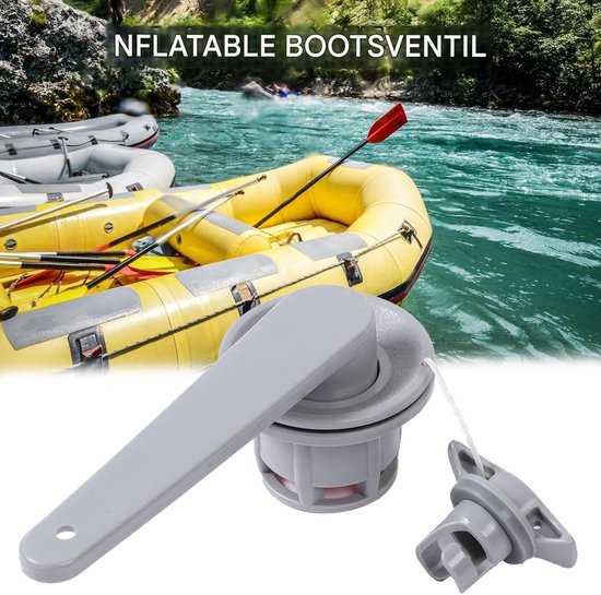 Rubberboot ventiel - Luchtventielstop - Watersport uitrusting - Slijtvast dubbele afdichting - 6.3 x 3.9 cm van Merkloos — afbeelding 3
