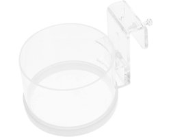 Voederringen Aquarium - Voerbakjes Vissen - Vis Voeren - Makkelijk te Bevestigen - 3 stuks - Transparant