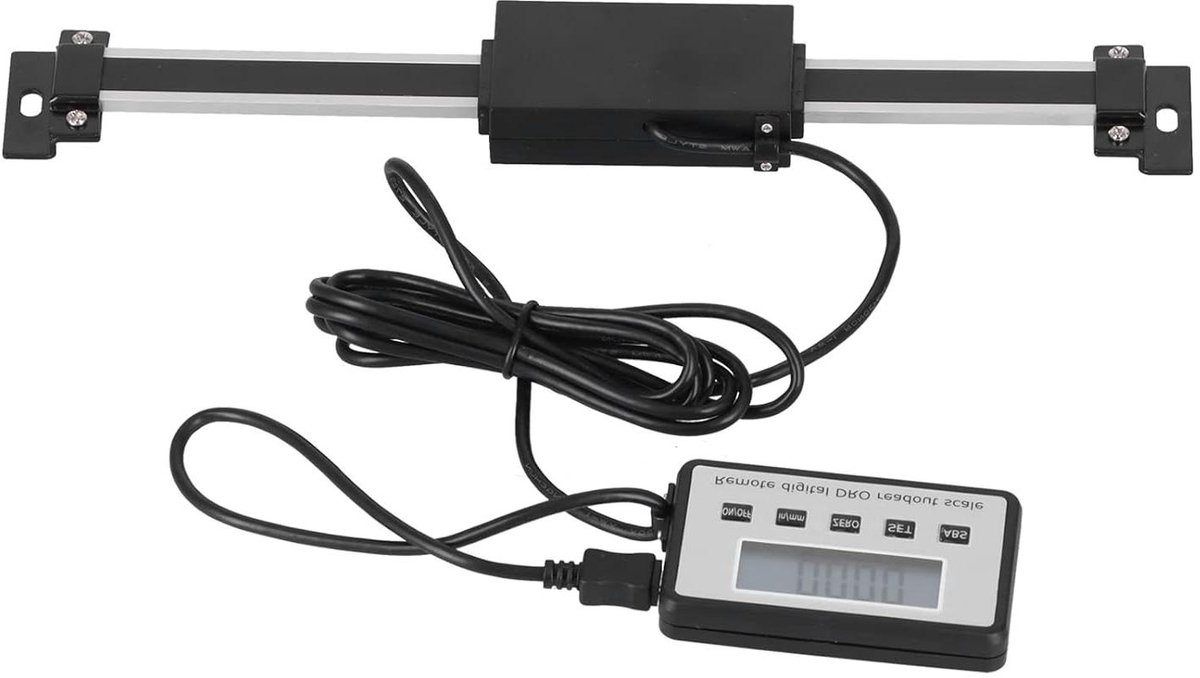 Digitale Uitleesliniaal - Meetliniaal Encoder - Precisie Meten - Magnetische Montage - 0-150 mm - Zilver