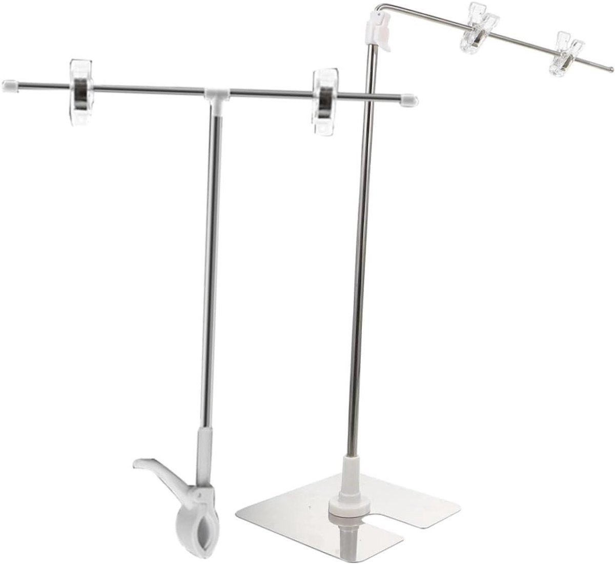 Posterstandaard Houder - Display Rek - Reclame Tonen - Verstelbare Hoogte - 30x27 cm - Zilver