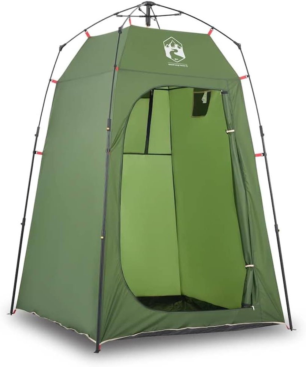 Opvouwbare Tent - Kleedtent Privacy - Kamperen Buiten - Snel Opzetbaar Systeem - Voor 1 Persoon - Groen