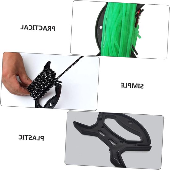 10 Stuks Reel Rope Organizer voor Metselwerk Draad, Verlengsnoer, Kitesnoer en Coilsysteem — afbeelding 4