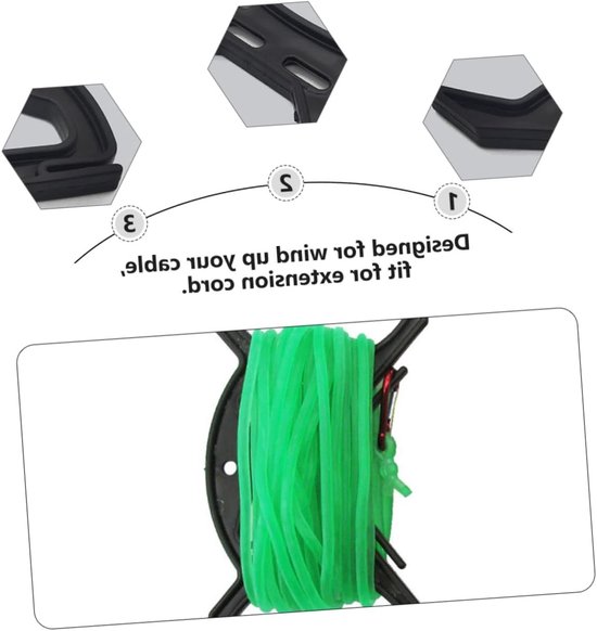 10 Stuks Reel Rope Organizer voor Metselwerk Draad, Verlengsnoer, Kitesnoer en Coilsysteem — afbeelding 3