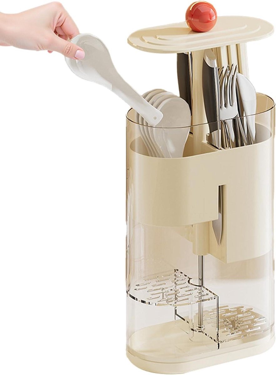 Bestekhouder Organizer - Keukenmand - Keuken Ordenen - Met Afdruipbak - 315 cm - Diverse