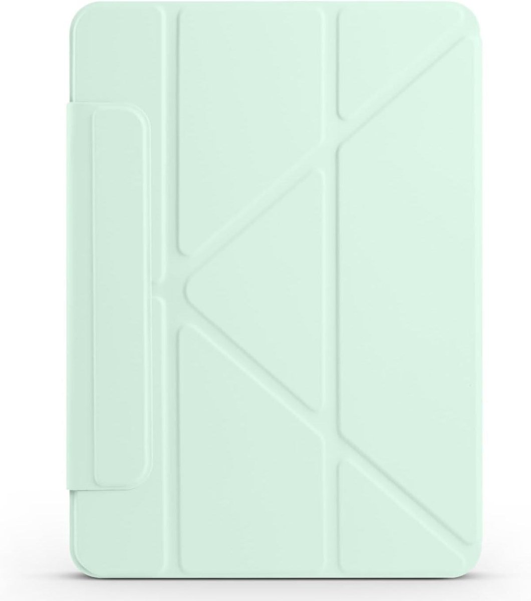 Tablet Hoes - Beschermhoes Stand - Veilig Werken - Magnetische Sluiting - 13 inch - Mint Groen