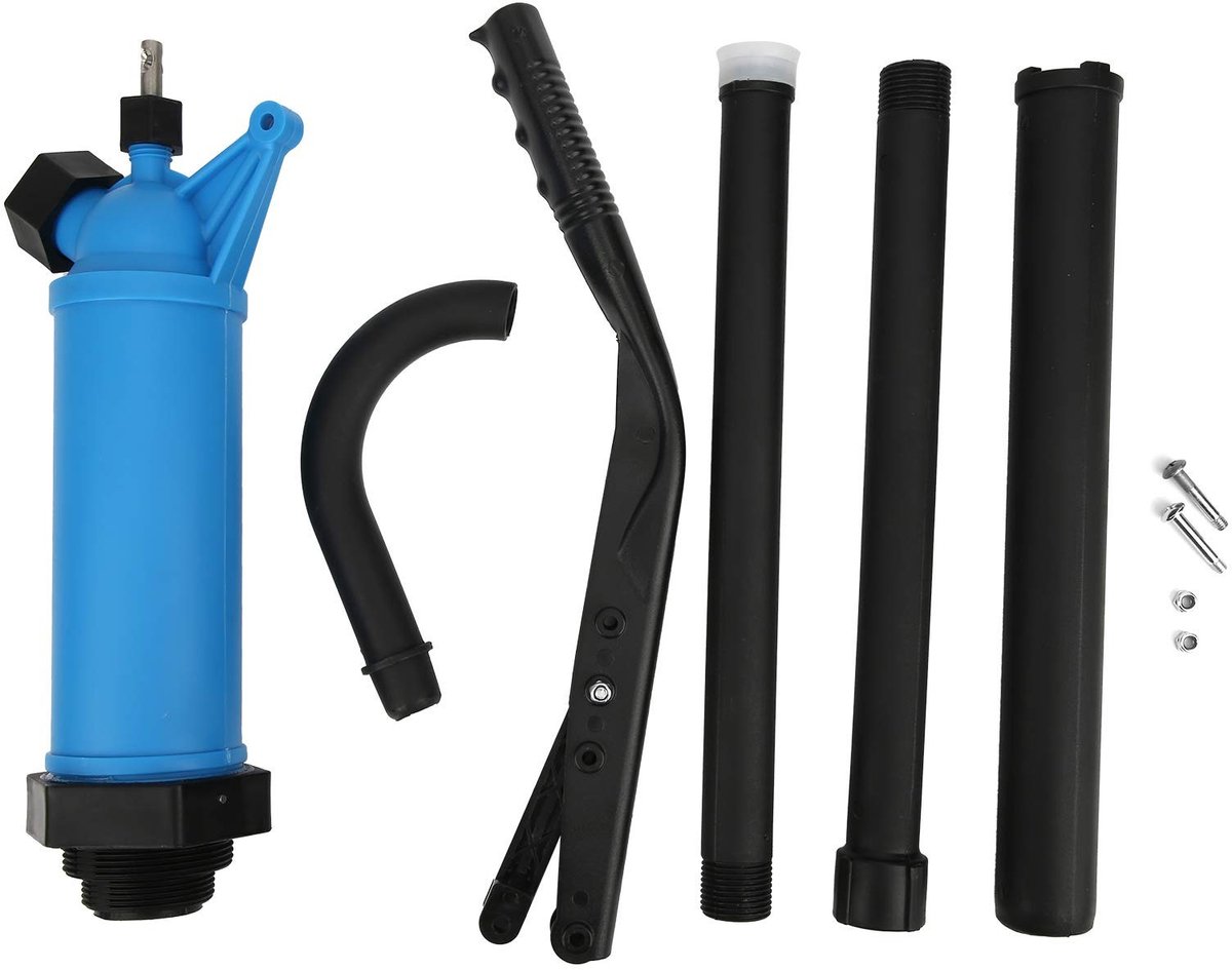 Dailygoods - Telescopische Vatpomp voor Water, Olie en Vloeistoffen met Verstelbare Sifon