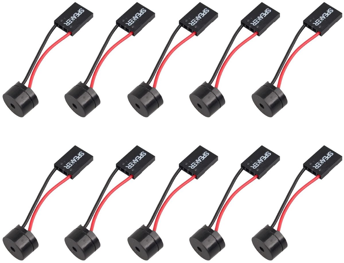 Dailygoods - 10 Stuks Buzzer Speakers voor Desktop PC
