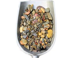 Aquarium stenen - Bodembedekking grind - Aquarium inrichten - Natuurlijk landschapseffect - 200 gram - Natuurlijk
