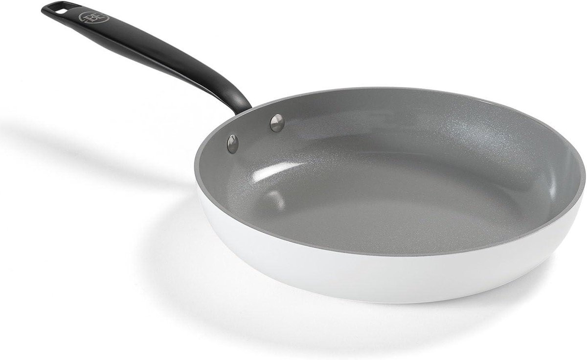 Koekenpan - Koekenpan - Dagelijks Koken - Keramische antiaanbaklaag - Ø 20 cm - Grijs