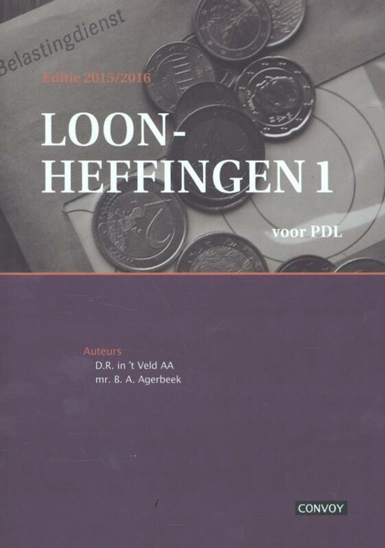 Loonheffingen 1 voor PDL 2015/2016 - cover
