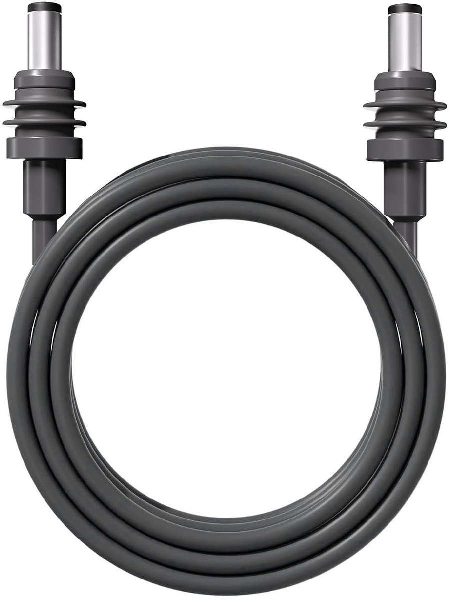 Dailygoods - Dailygoody - Minikabel - Waterdicht Stroomverlengsnoer - 10 meter - 18AWG Draad - Ideaal voor Buiten - Geschikt voor Mini Apparaten