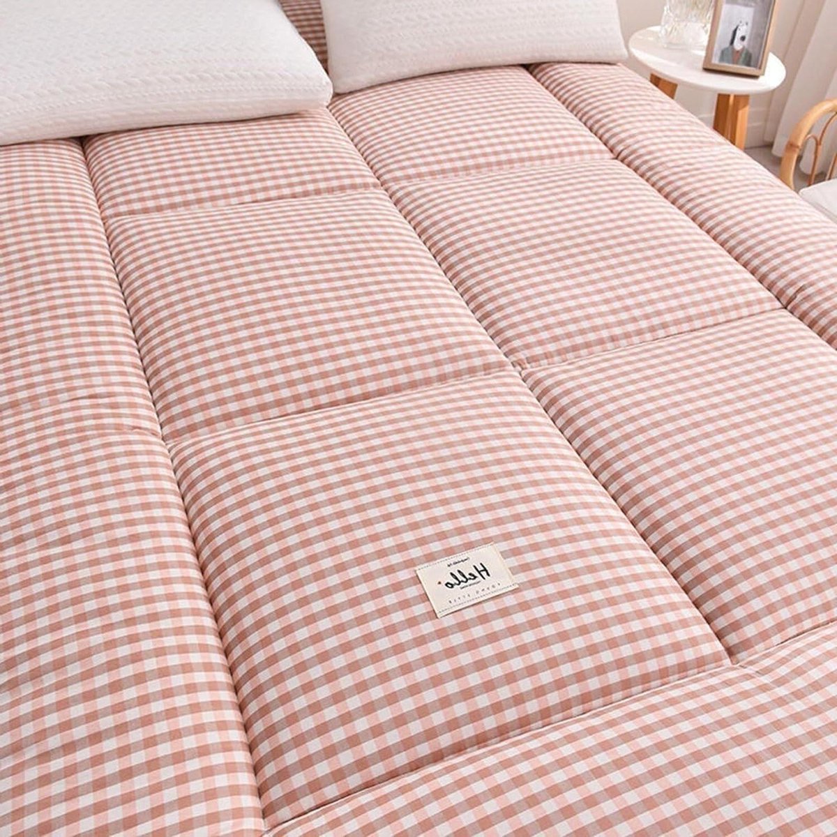 Japanse Futonmatras - Draagbaar Matras - Comfortabel Slapen - Extra Dik - Full Size - Grijs