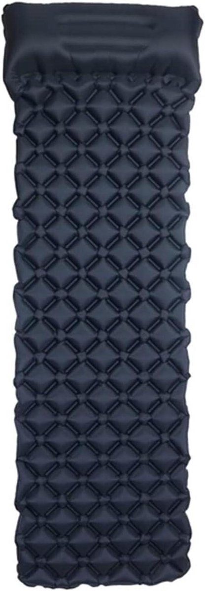 Opvouwbare Picknickdeken Draagbare Air Matras Slaapkussen Snelle Vullen Luchttas Super Licht Opblaasbare Matras met kussensleven Reddingskussen Zelfopblaasbare Luchtmatras (Size : Noir)