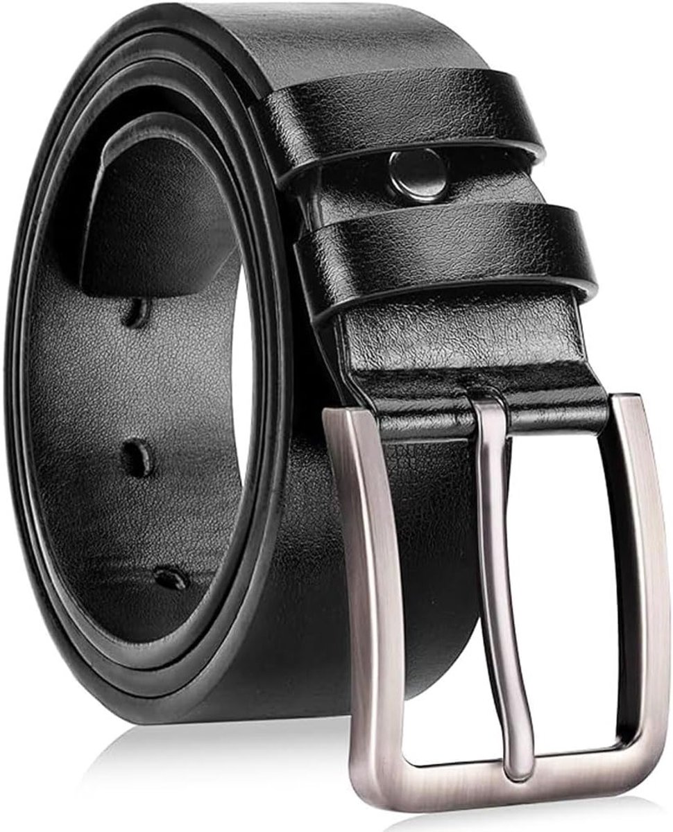 Gevlochten elastische riem voor heren zonder gaten, 130 cm, zwart, ideaal voor casual en formele outfits