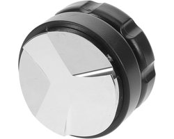 Espresso Tamper - Koffieverdeler - Espresso Zetten - Gelijkmatige Druk - 53mm Diameter - Zwart