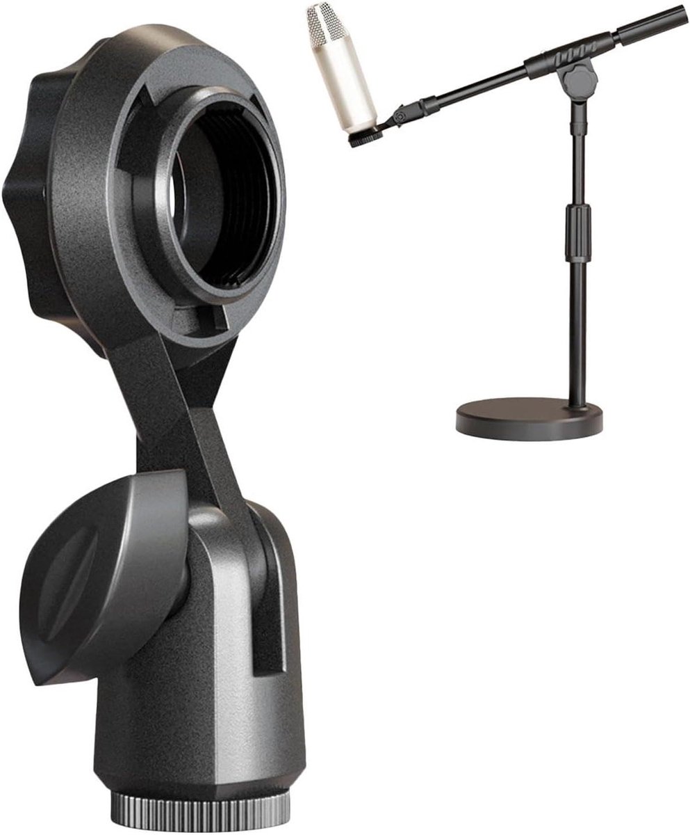 Microfoonhouder - Microfoonclip - Audio Opnames - Schokbestendig Ontwerp - 10 cm - Zwart