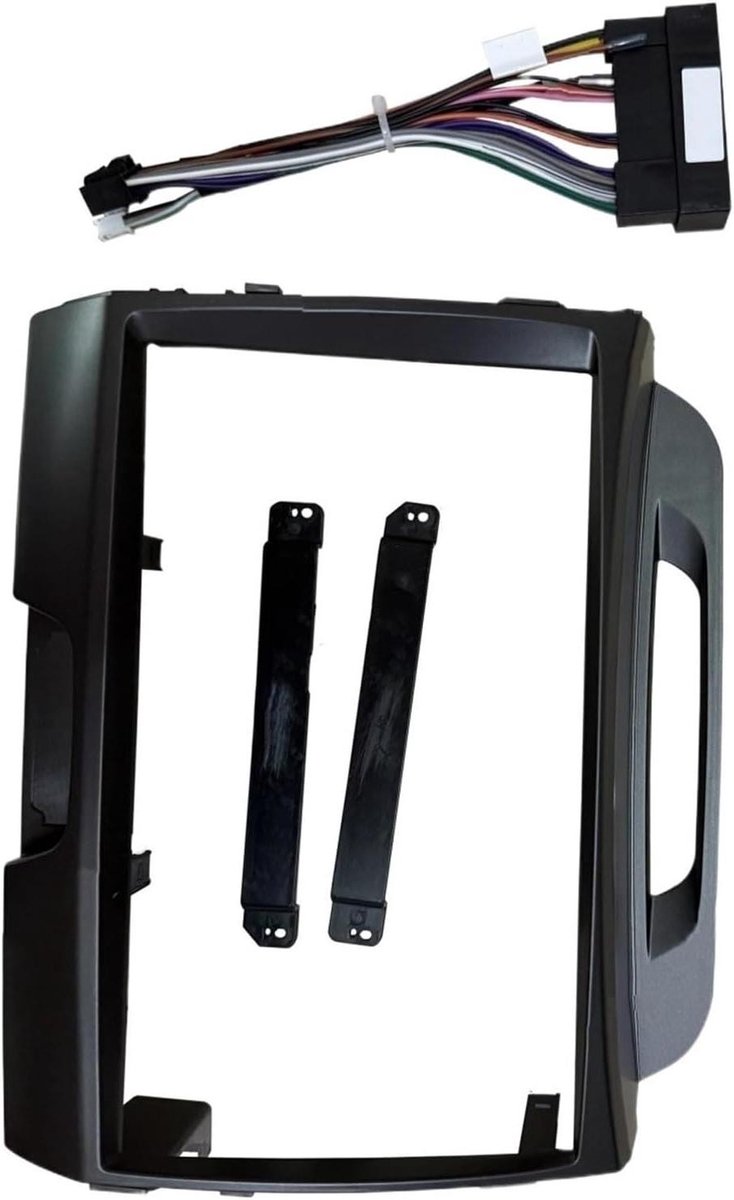 Dashboard Frame - Radio Paneel - Auto Interieur - Perfecte Pasvorm - 9 Inch - Zwart
