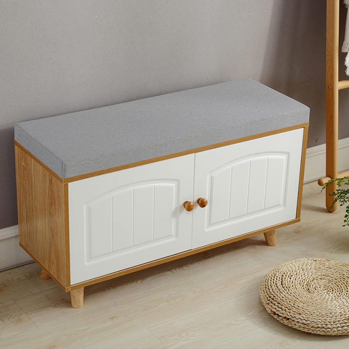 Bank Kussen - Lounge Zitkussen - Buiten Ontspannen - Waterafstotend Stof - 130x35x5 cm - Grijs